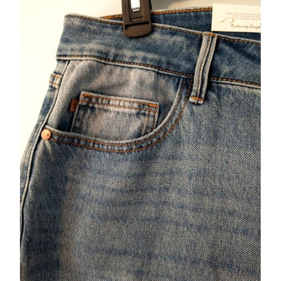 JUDY BLUE Jeans Mid Rise Boyfriend Rigid Magic Released Hem Women's - 18W NWT - Picture 2 of 9